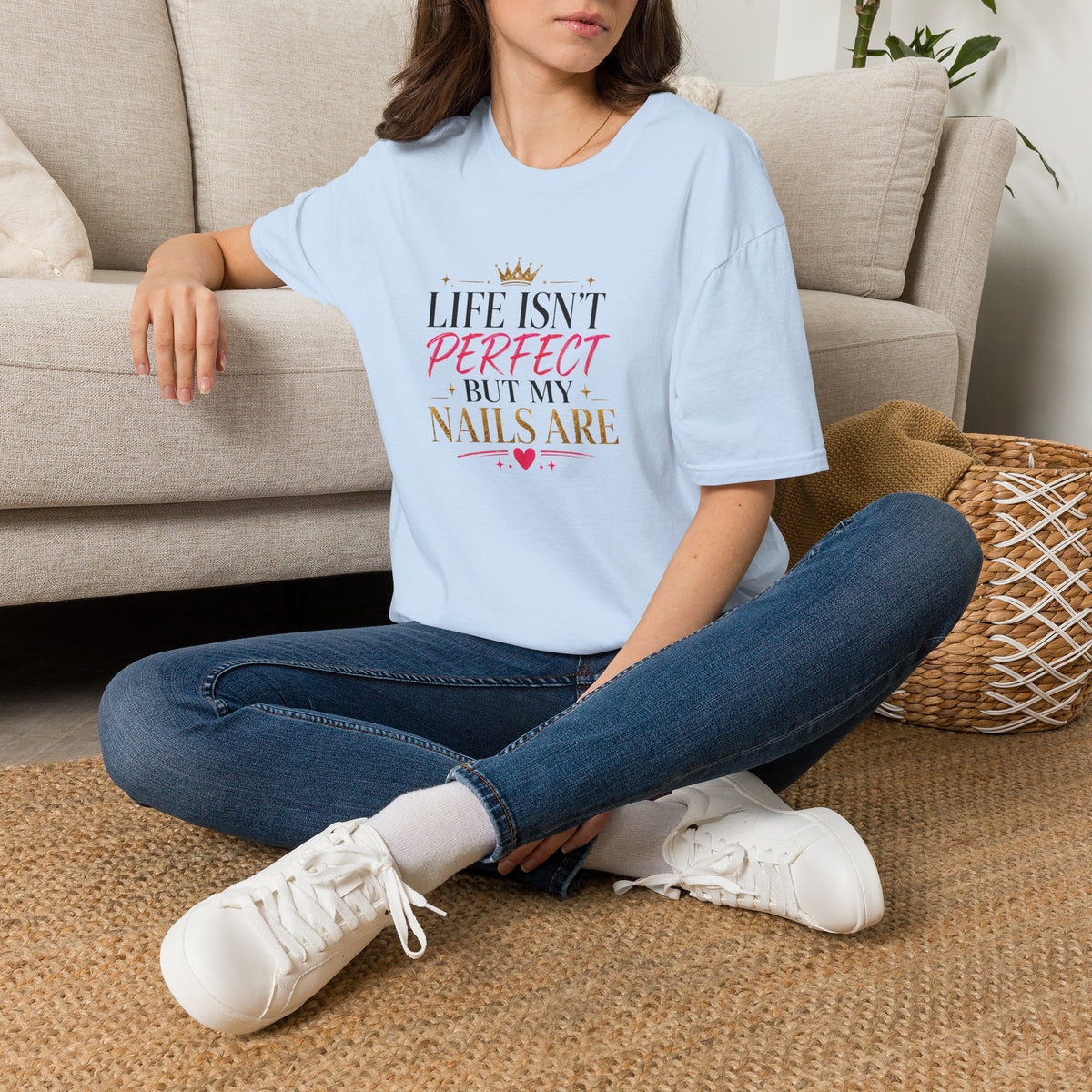 "Life Isn't Perfect But My Nails Are" Tee