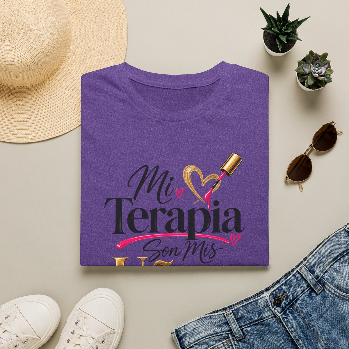 "Mi Terapia Son Mis Uñas" Tee