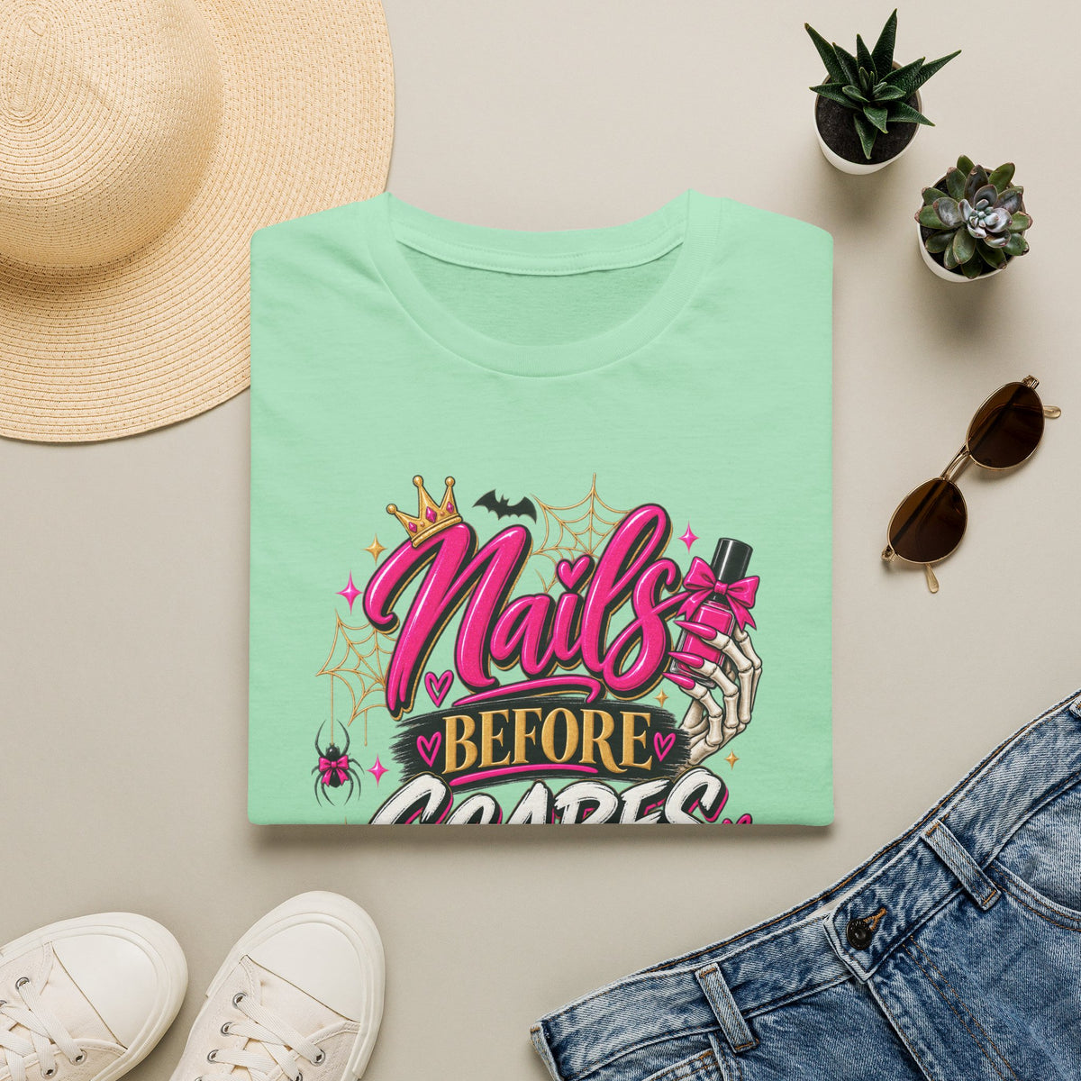Nails Before Scares Tee