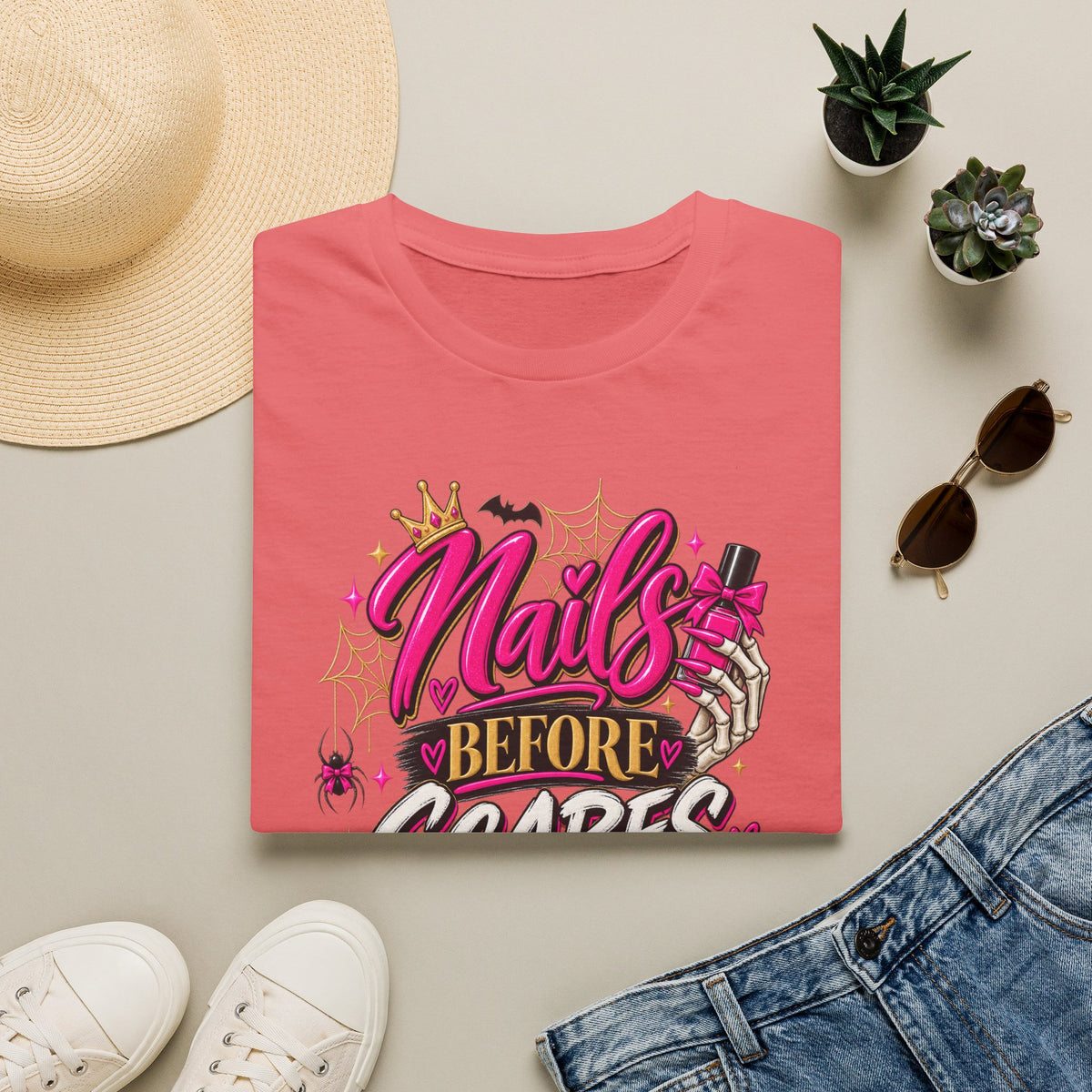Nails Before Scares Tee