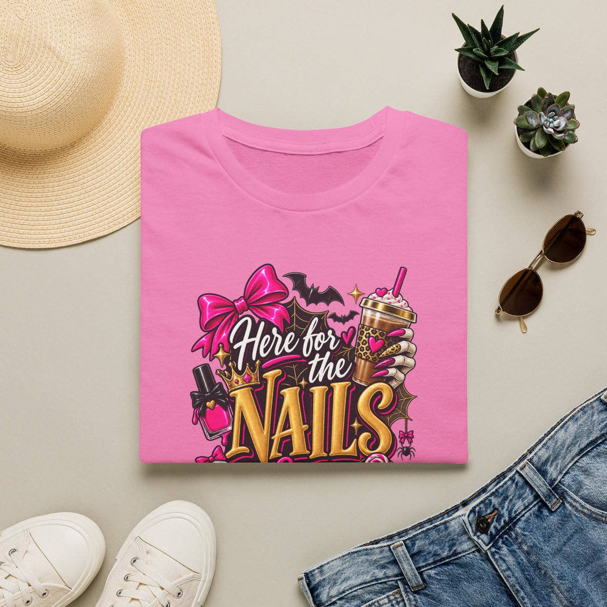 Here for the Nails & Treats Tee