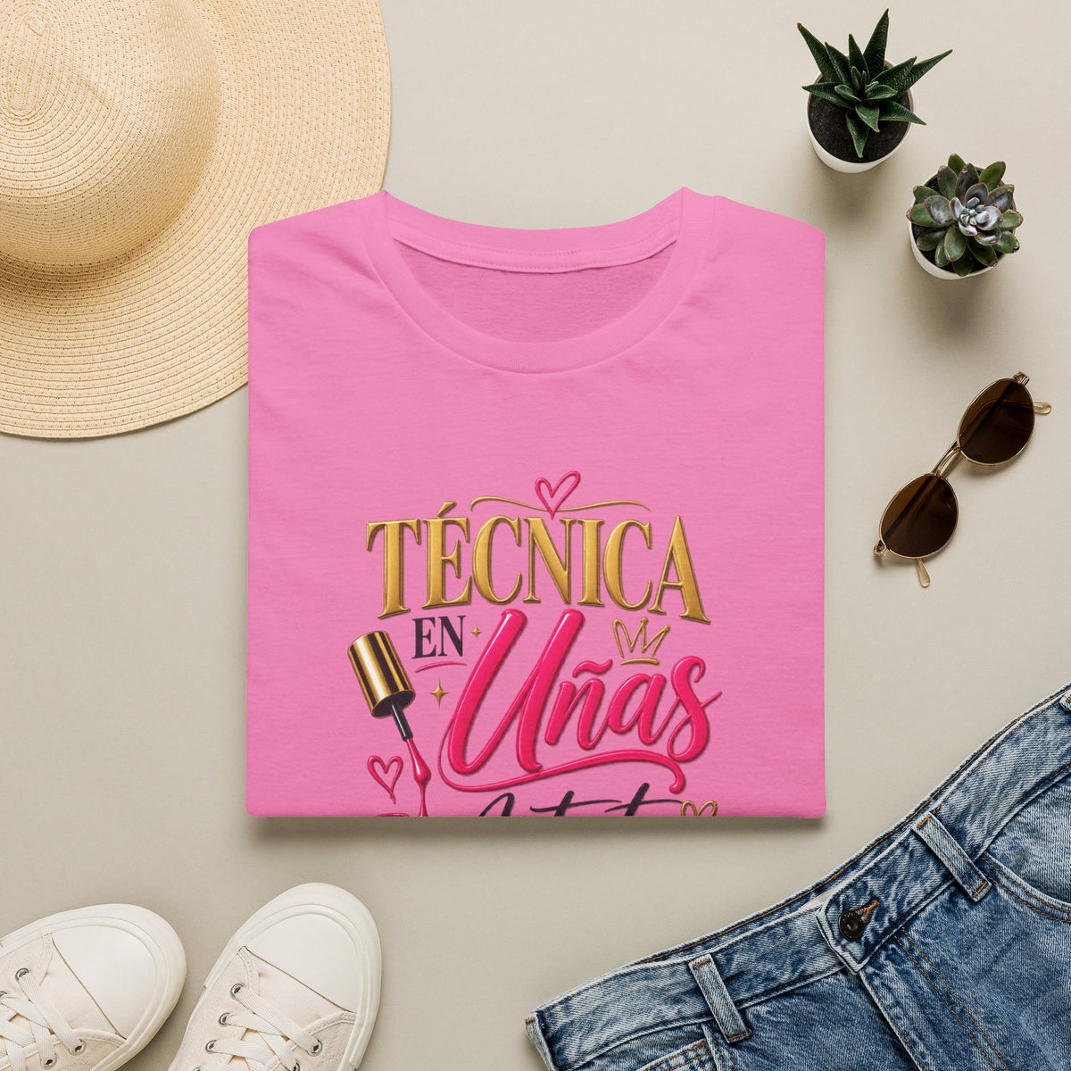 "Técnica en Mis Uñas, Artista de Corazón" Tee
