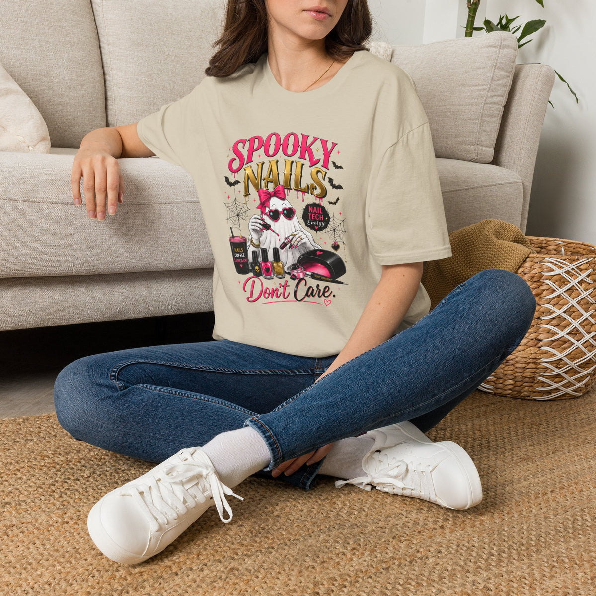 Spooky Nails Don’t Care Tee