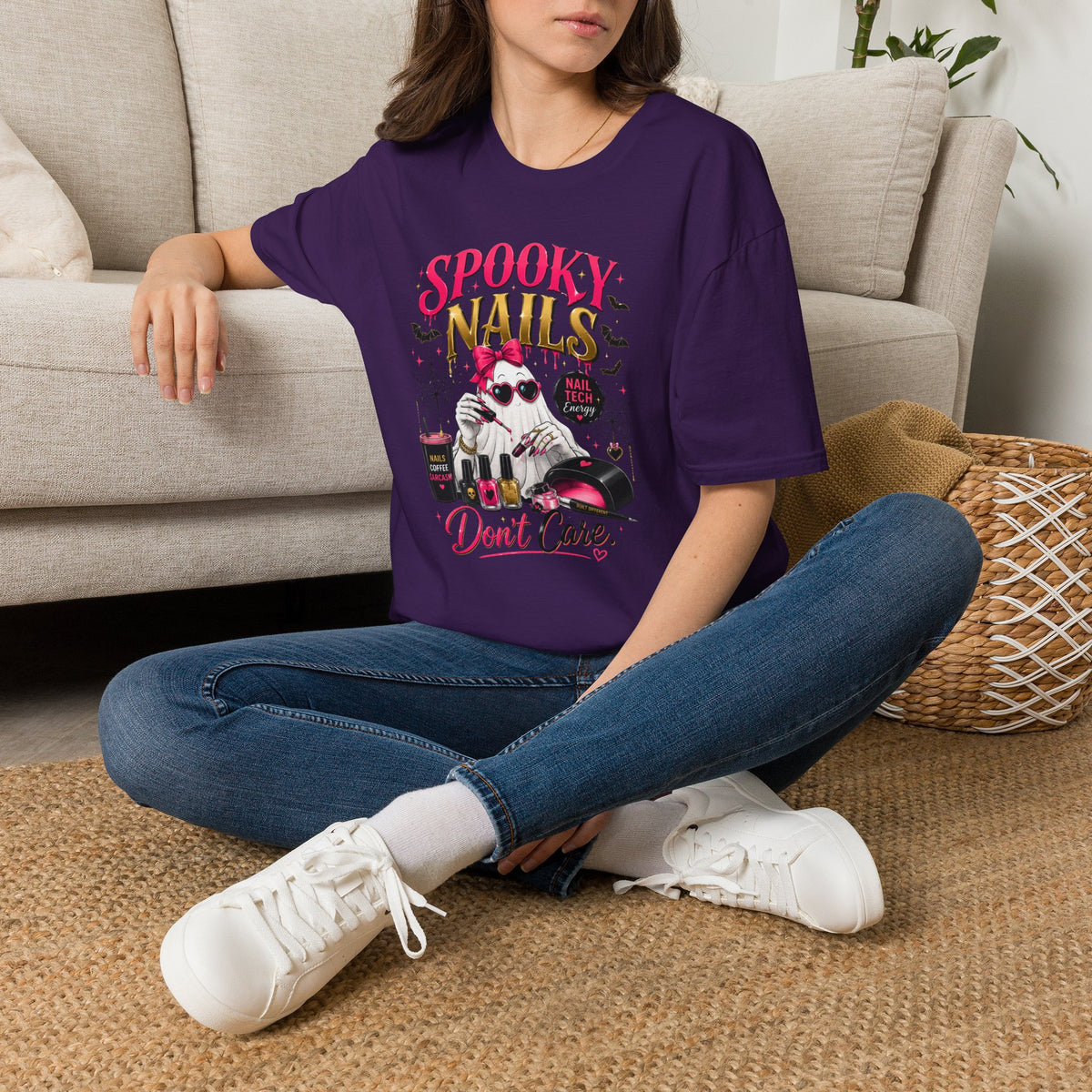 Spooky Nails Don’t Care Tee