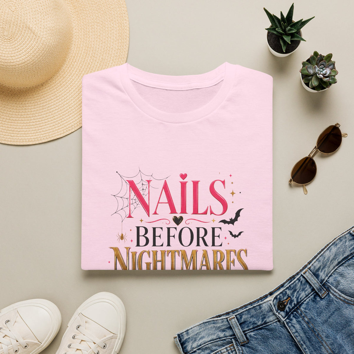 'Nails Before Nightmares' Tee