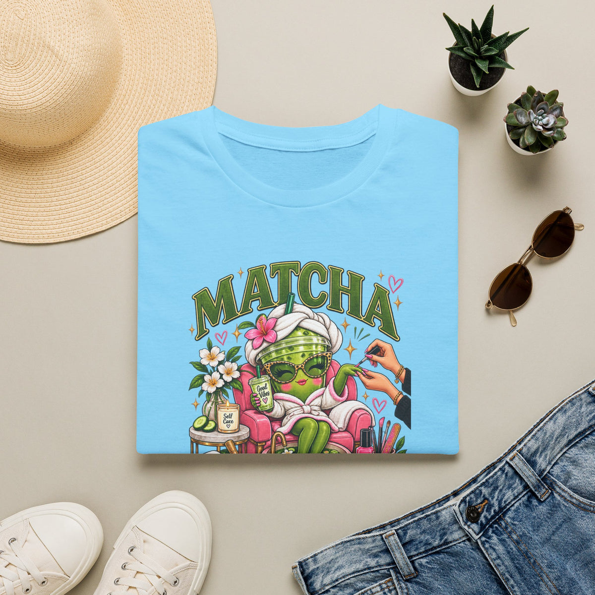 Matcha Mani Pedi 2 Tee