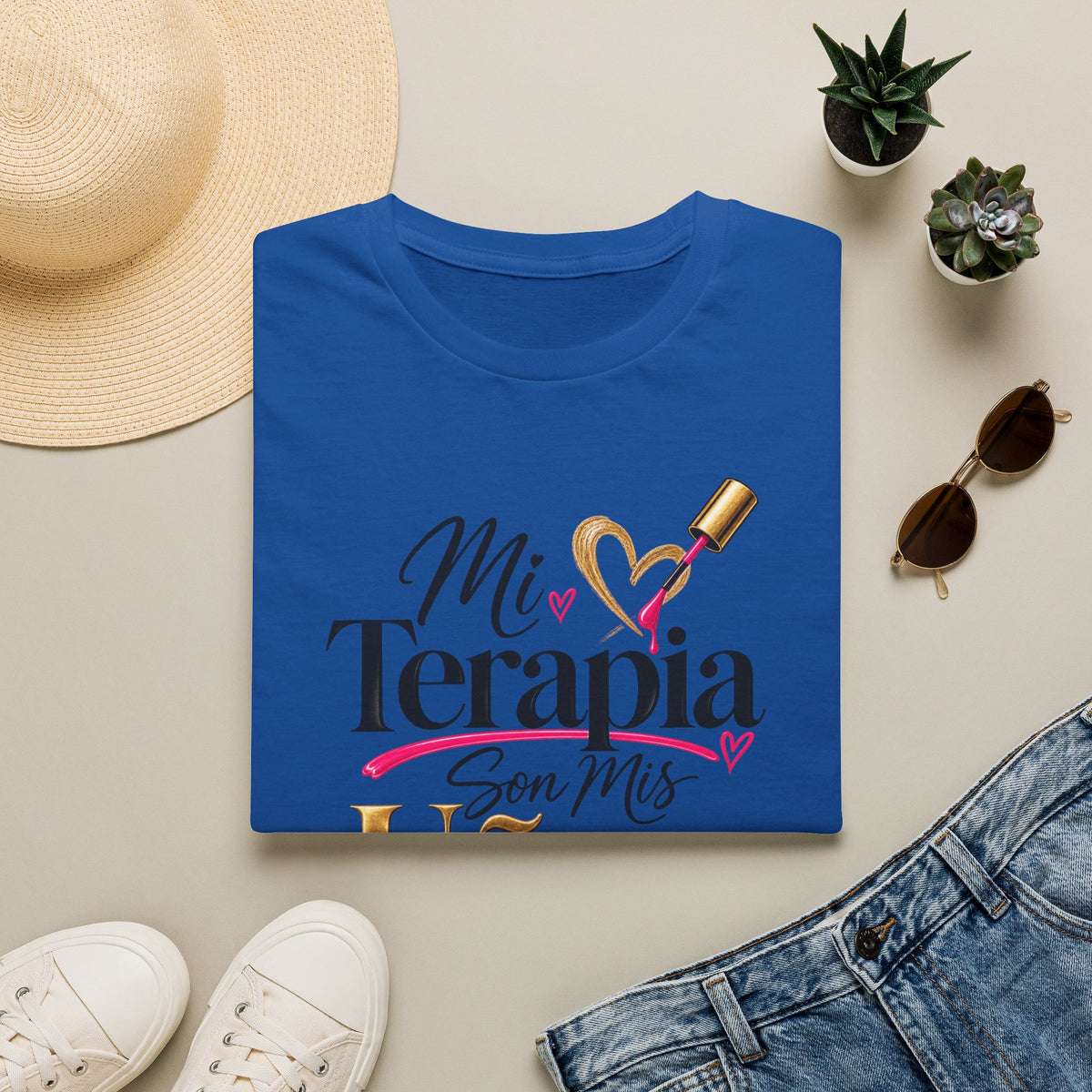 "Mi Terapia Son Mis Uñas" Tee