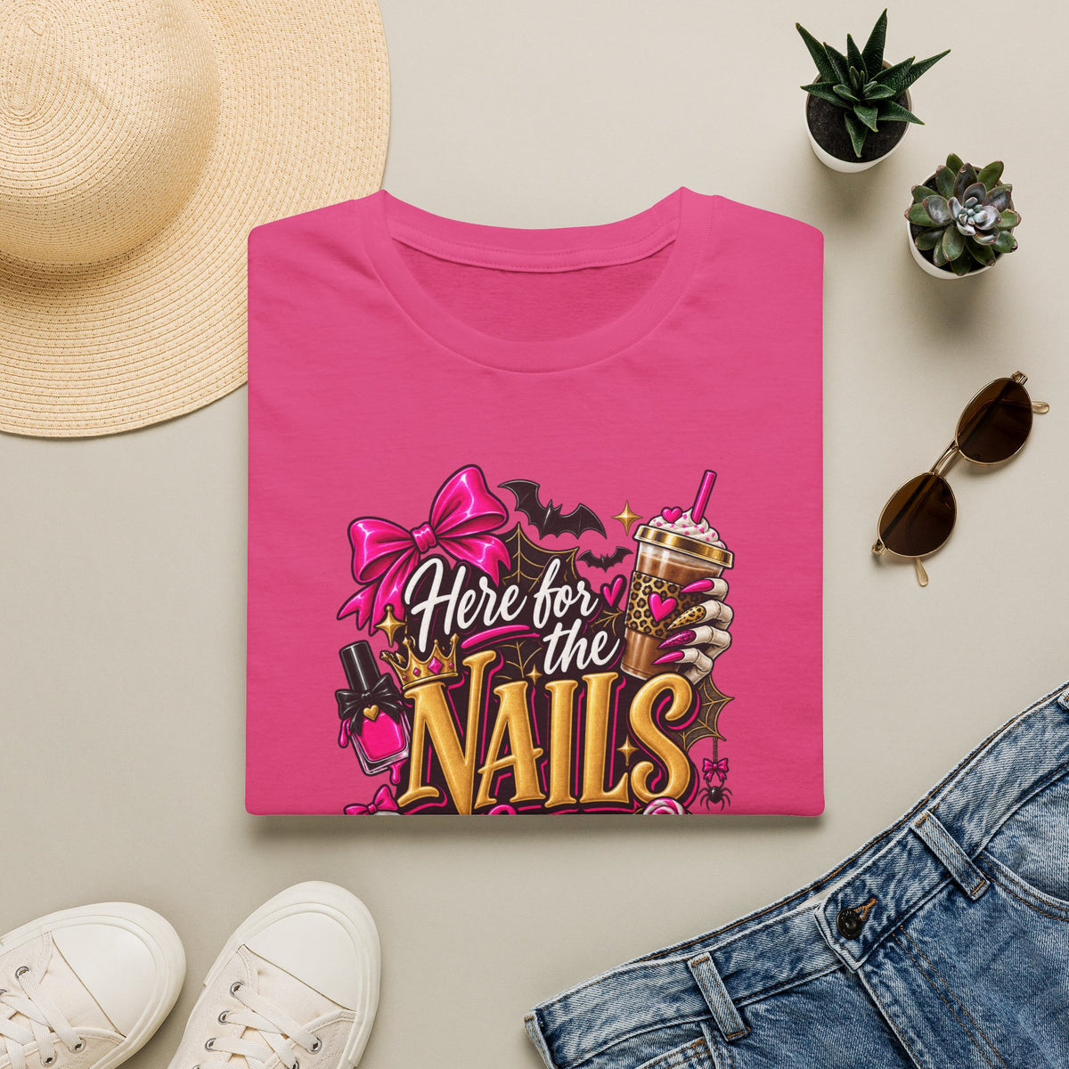 Here for the Nails & Treats Tee