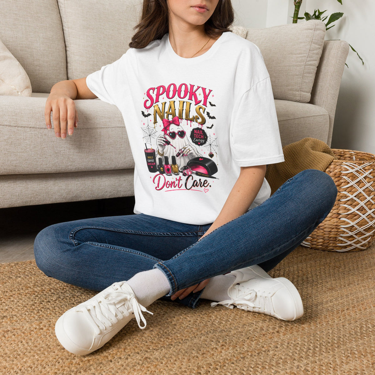 Spooky Nails Don’t Care Tee