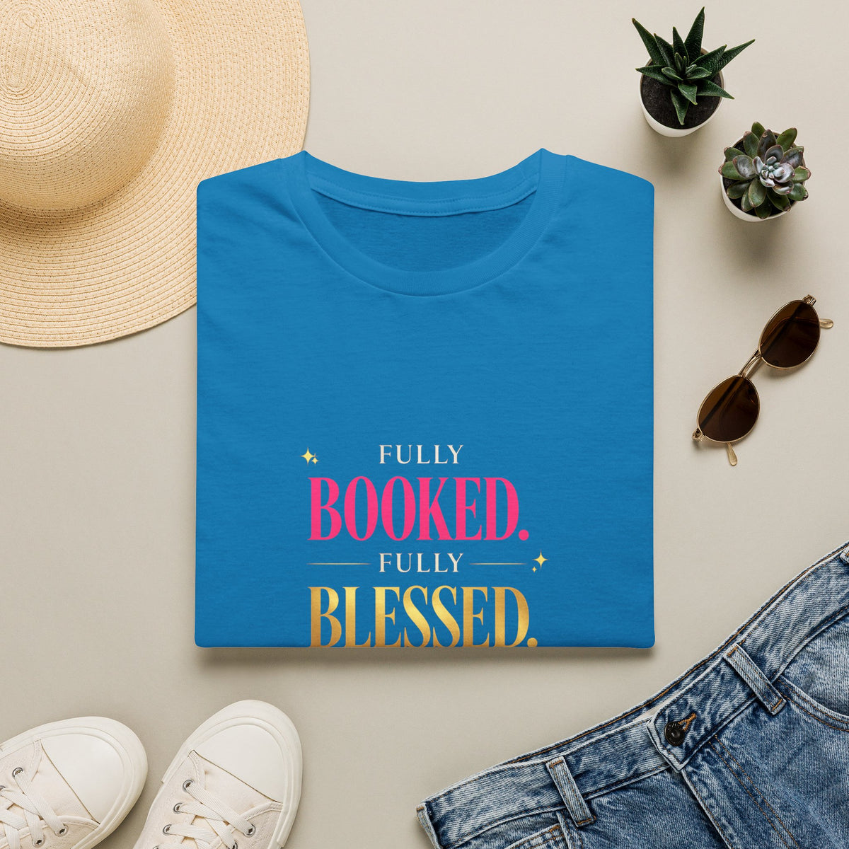 Fully booked fully blessed Tee