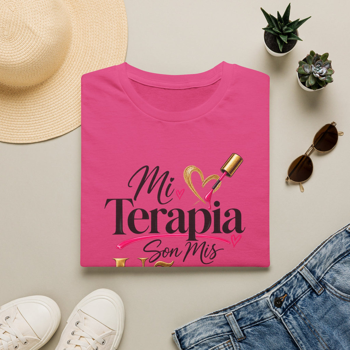 "Mi Terapia Son Mis Uñas" Tee