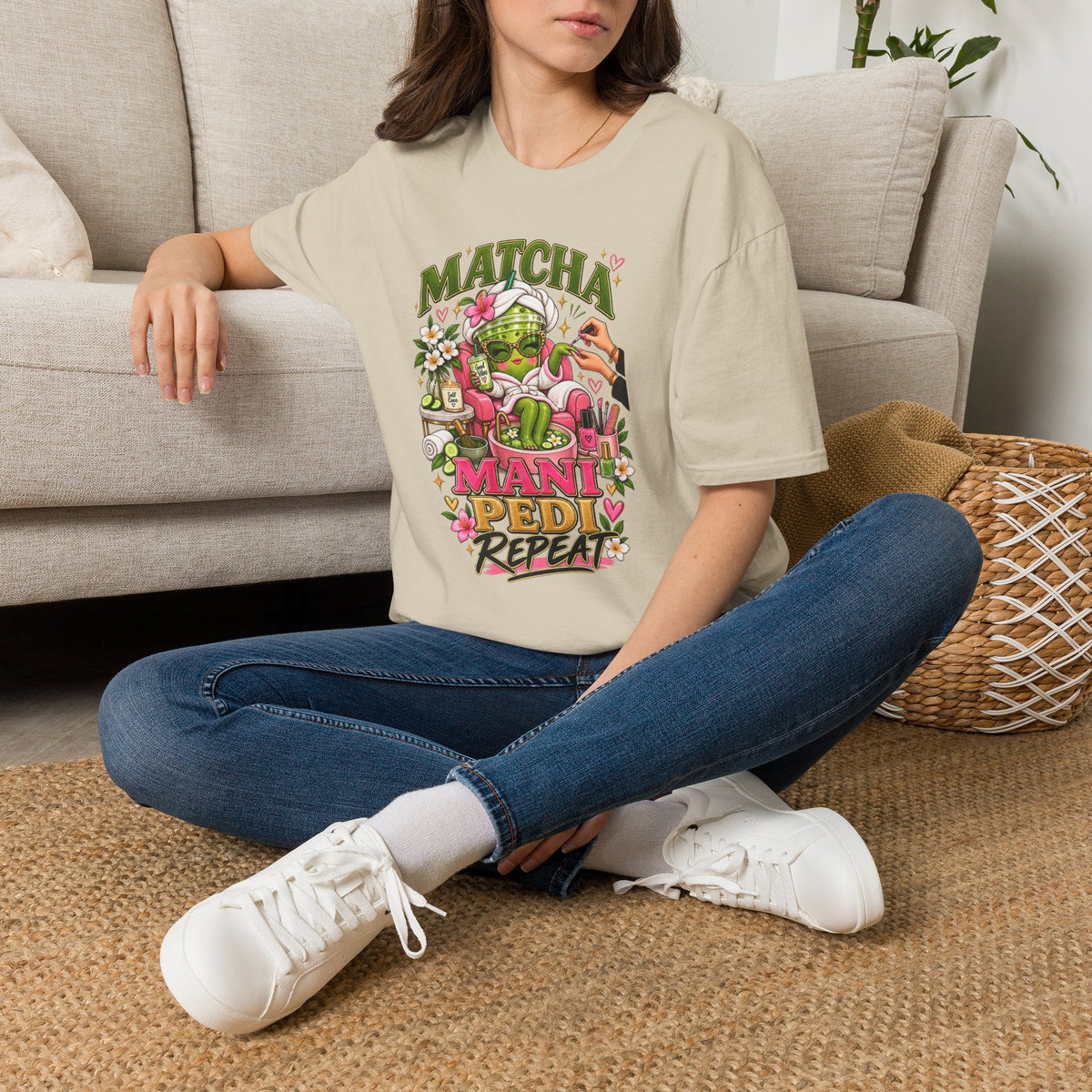 Matcha Mani Pedi 2 Tee