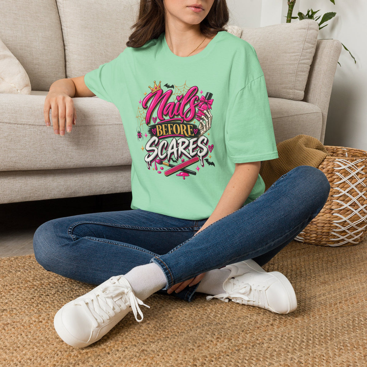 Nails Before Scares Tee