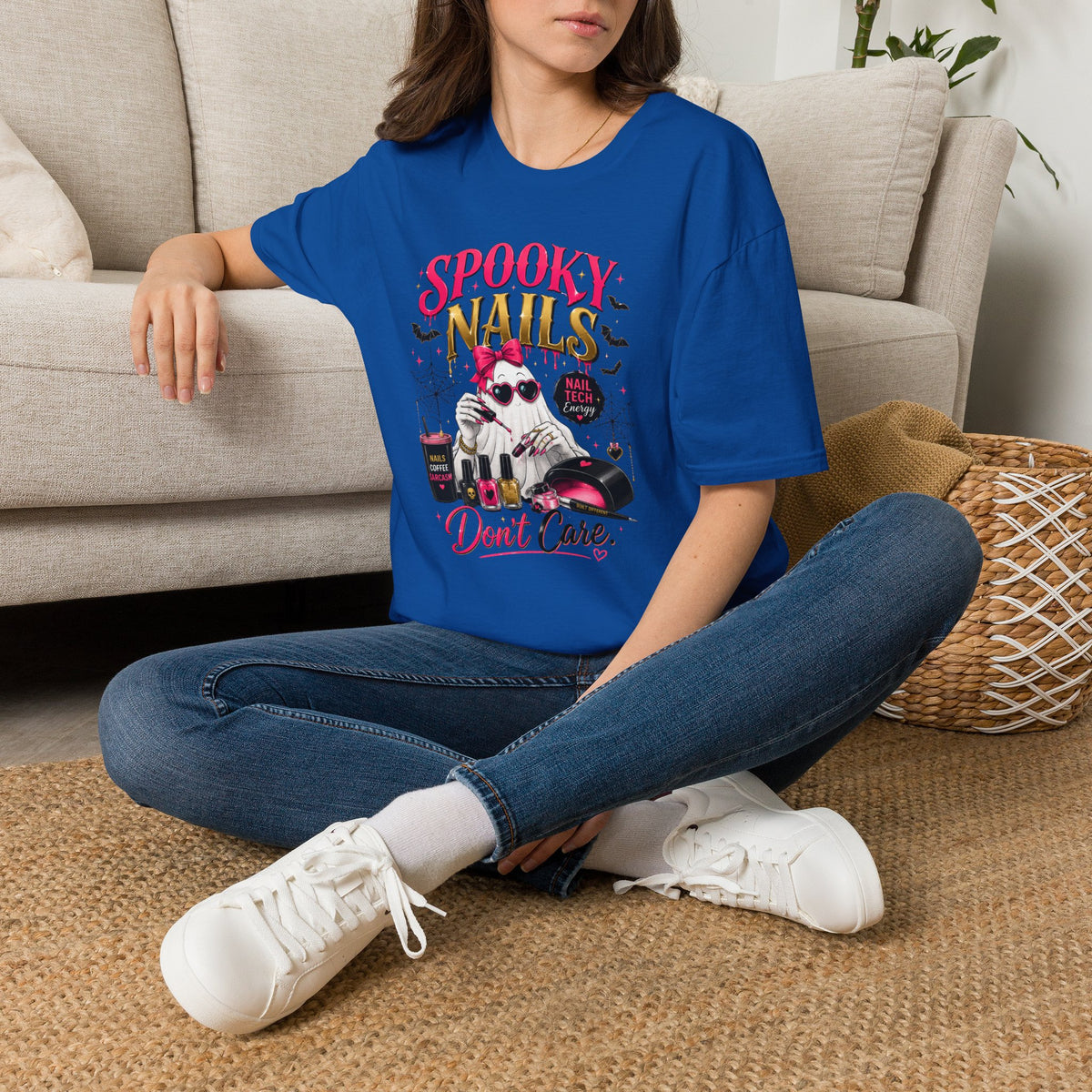 Spooky Nails Don’t Care Tee