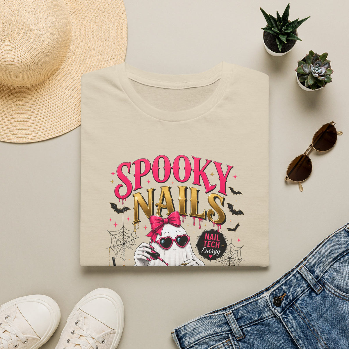 Spooky Nails Don’t Care Tee