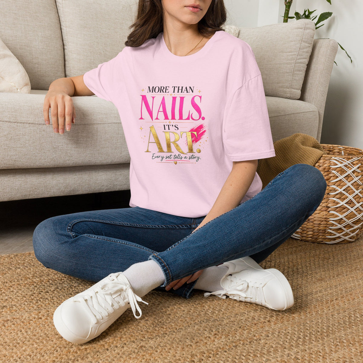 "More Than Nails, It's Art" Tee