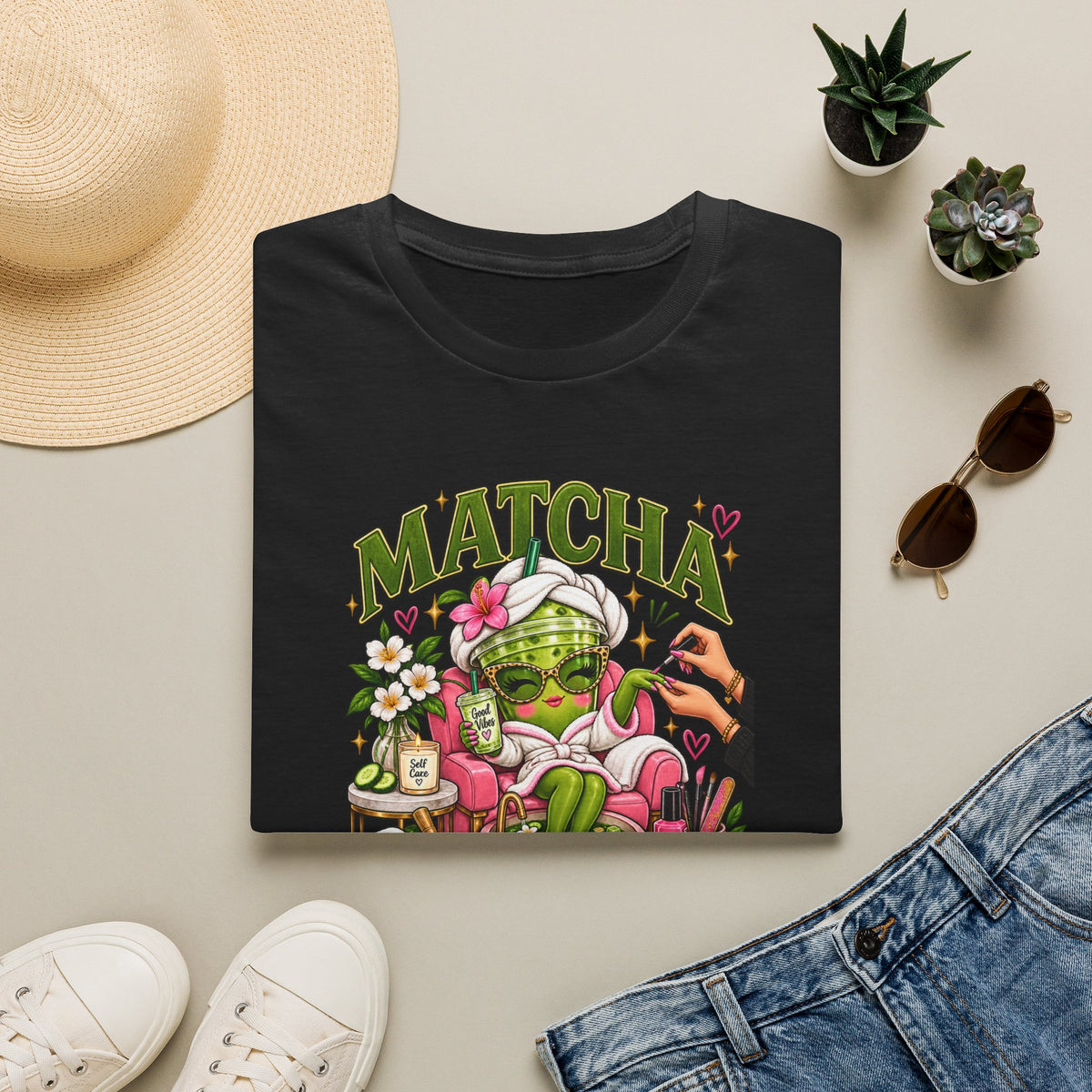 Matcha Mani Pedi 2 Tee