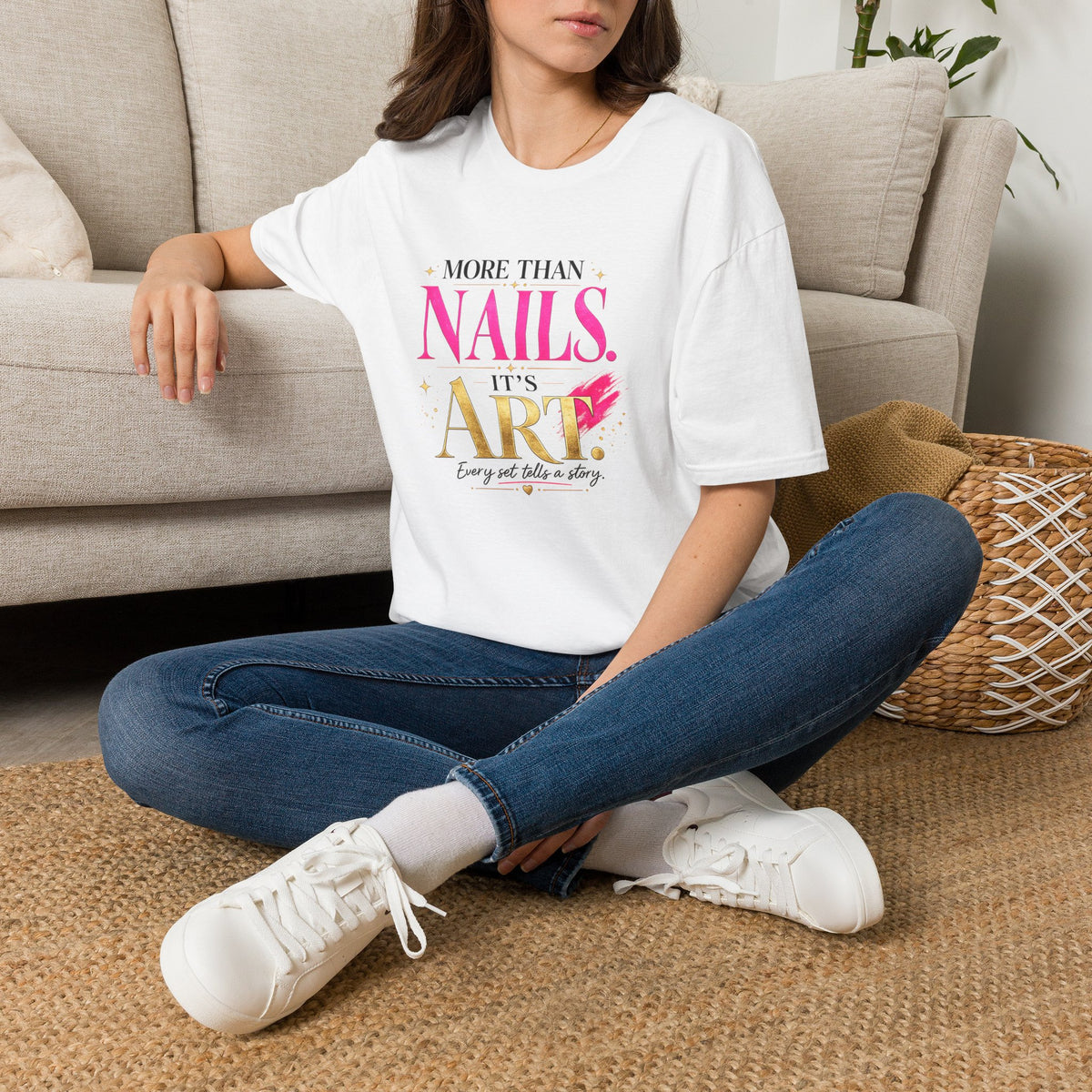 "More Than Nails, It's Art" Tee