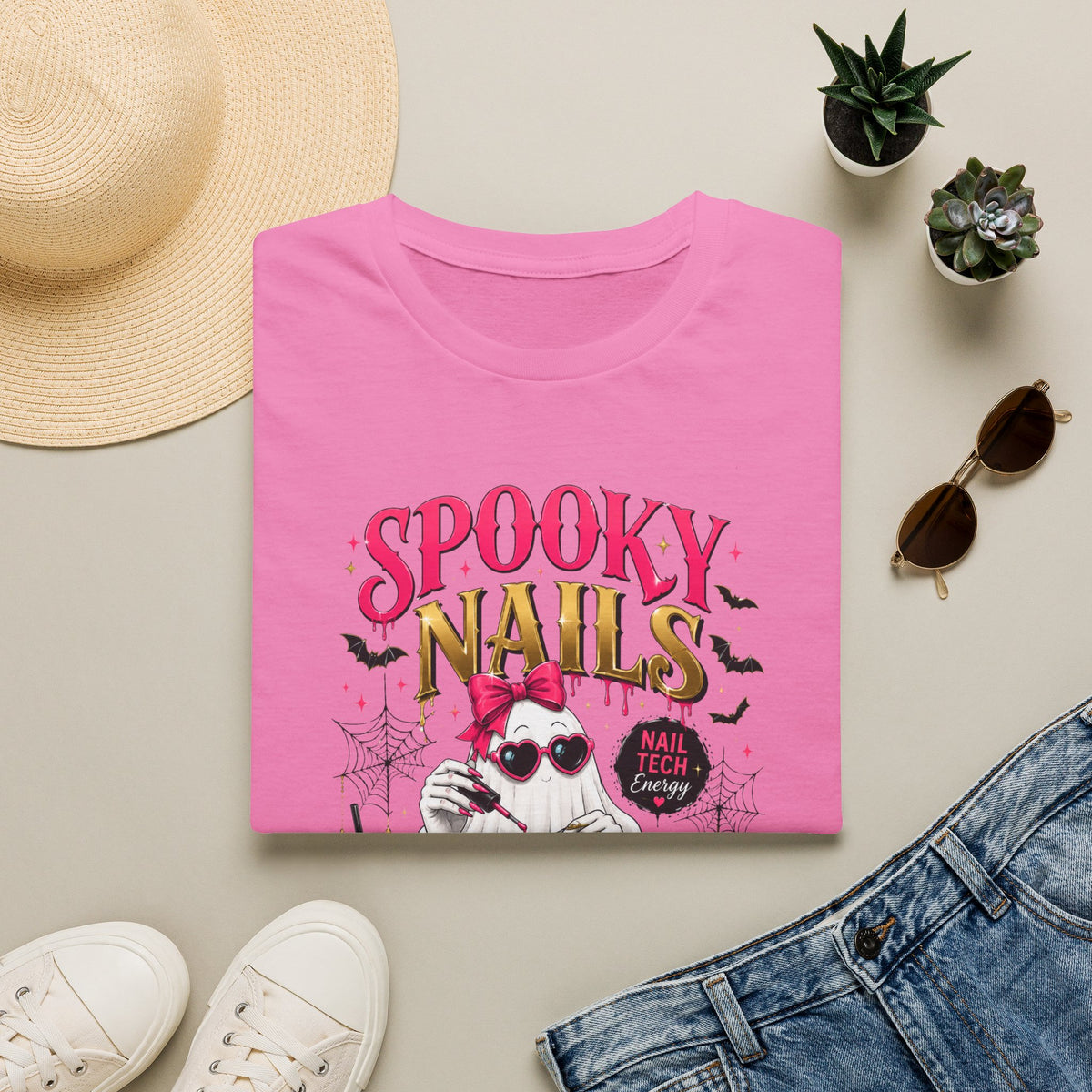 Spooky Nails Don’t Care Tee