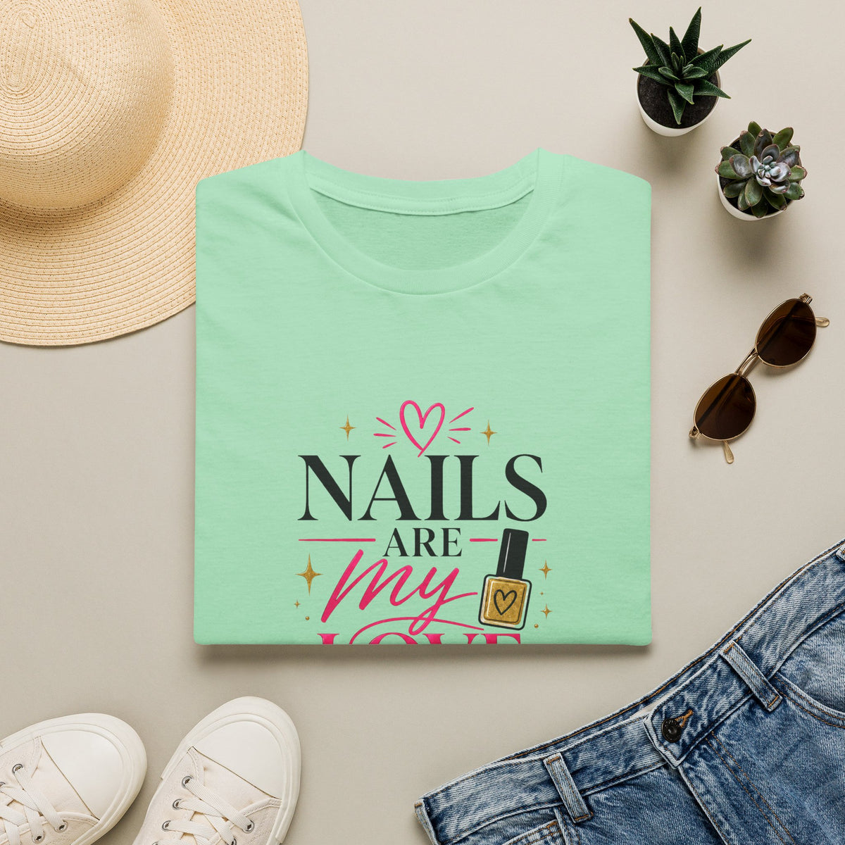 Nails Are My Love Language Tee