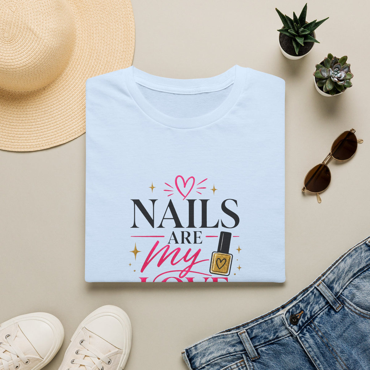 Nails Are My Love Language Tee