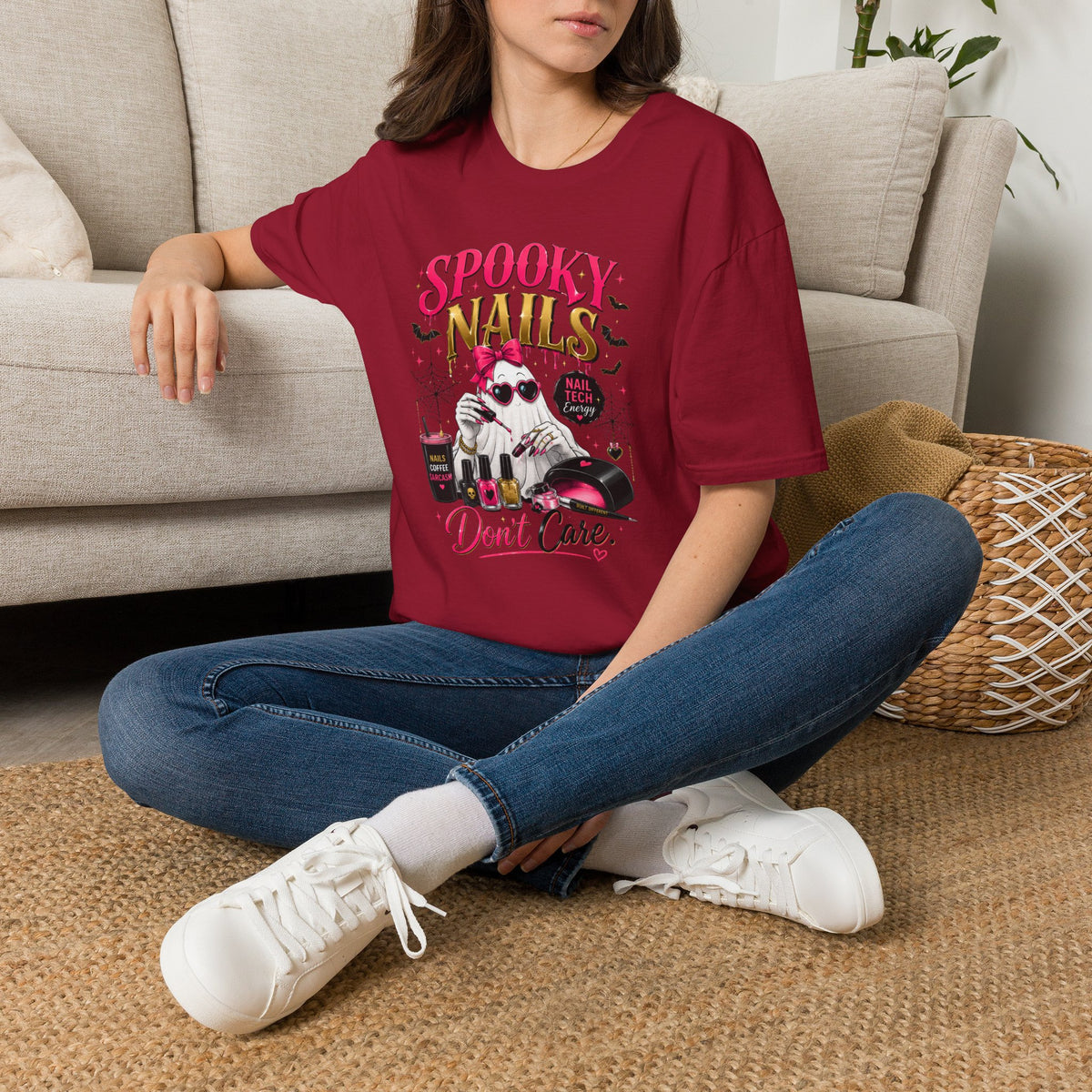 Spooky Nails Don’t Care Tee