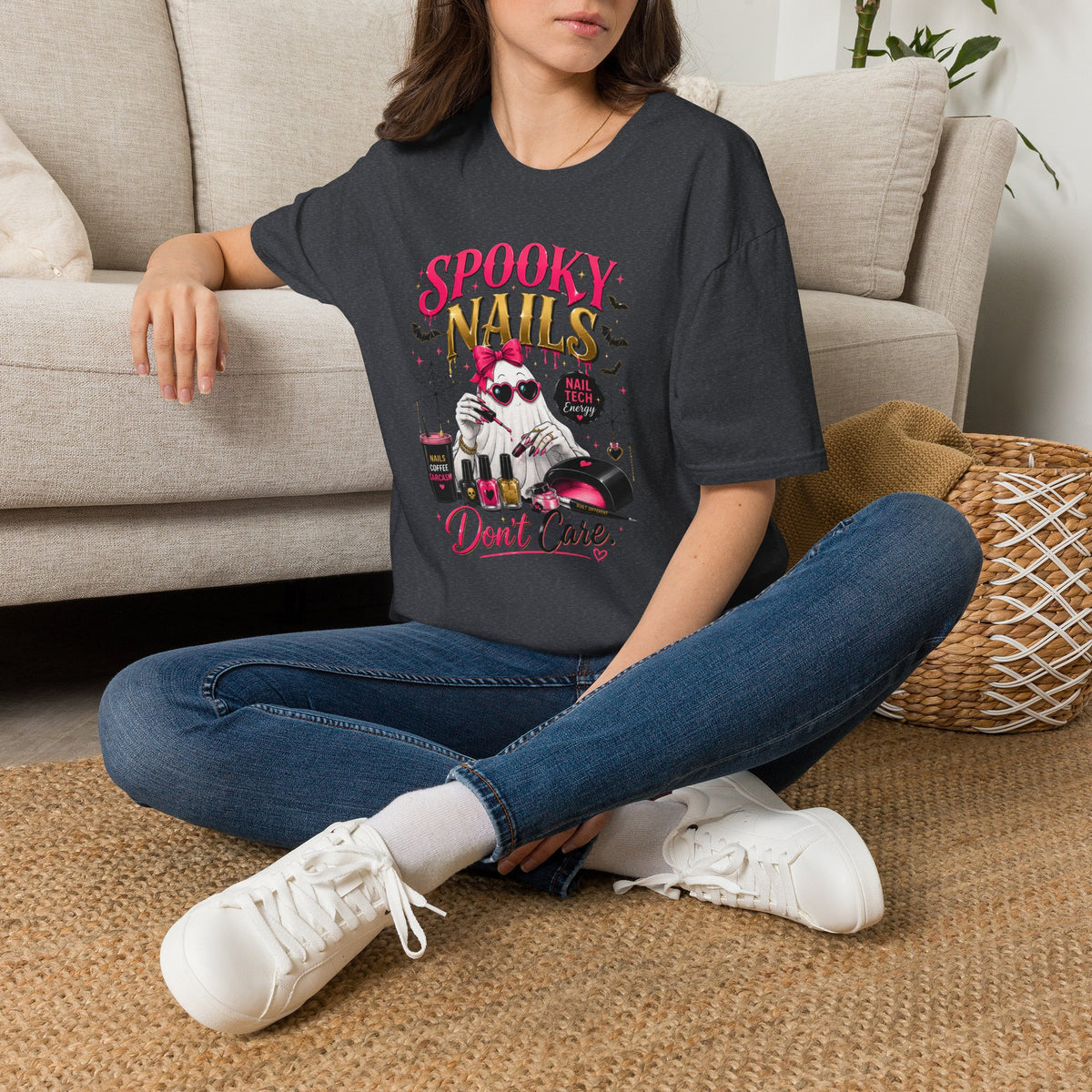 Spooky Nails Don’t Care Tee